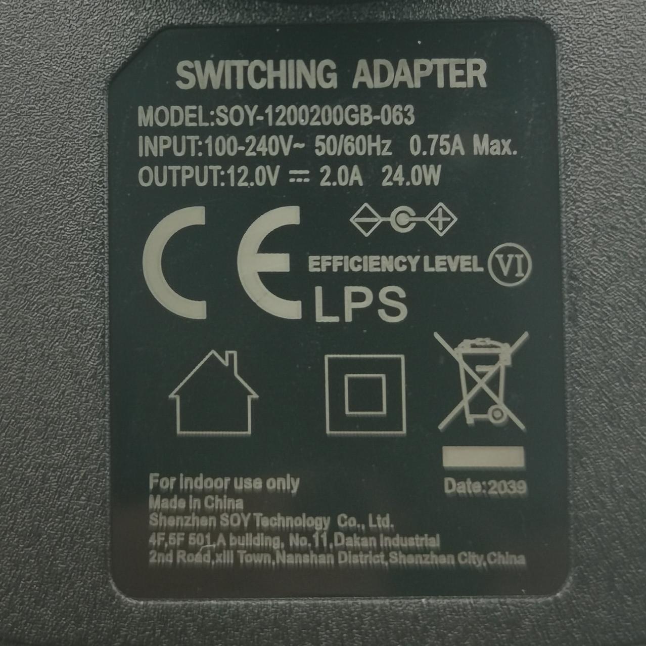 Acer Aopen 22CV1Qq 24CL1YA 24CV1Ya AC Charger Adapter Power supply 25.TJDMD.004