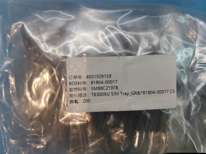 Lenovo TB300XU SIM Tray_GR&*81804-00017 CS 5M88C21978