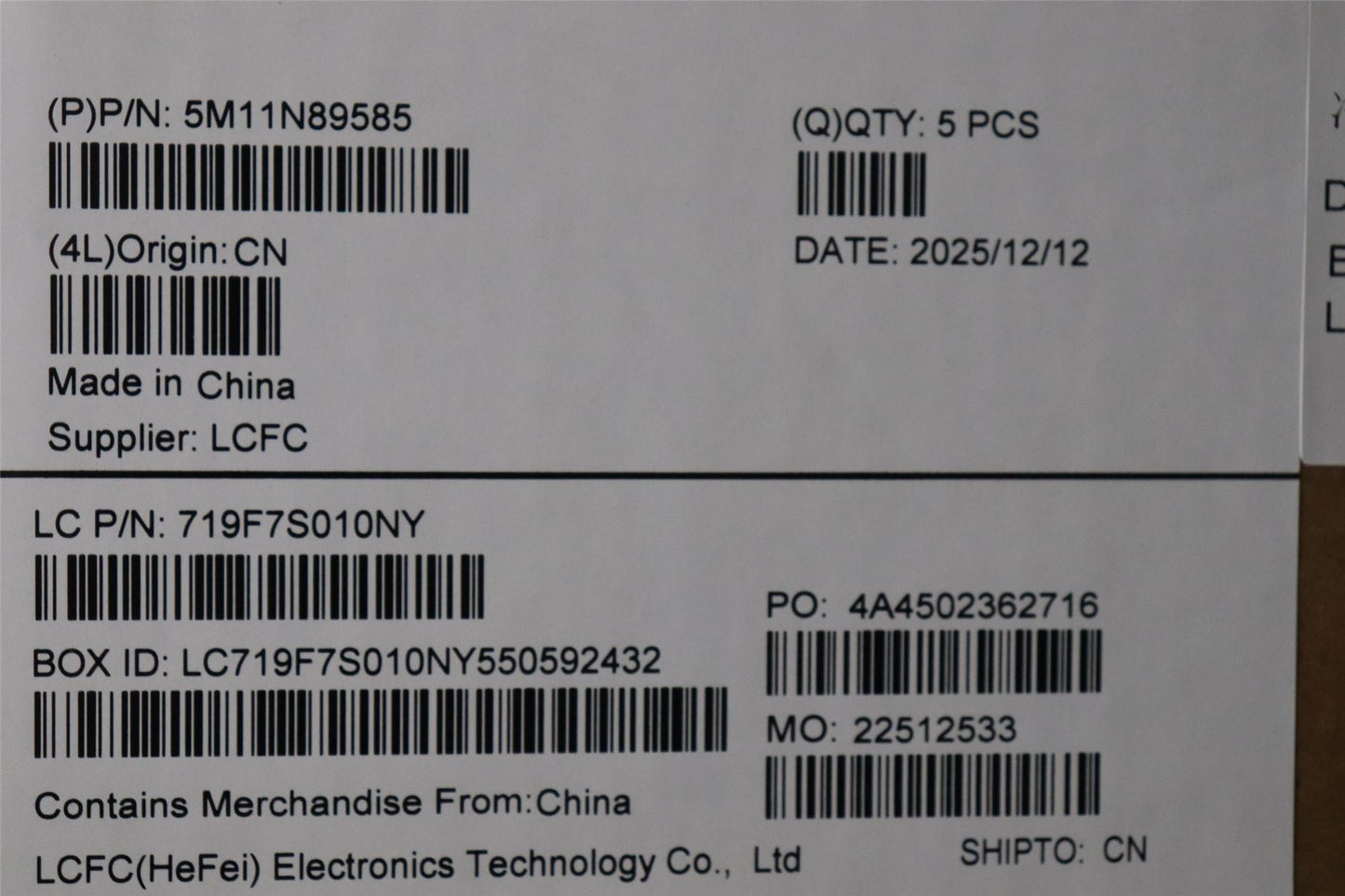 Lenovo MECH_ASM BL KB BK MG WW SWE/FIN PMX 5M11N89585