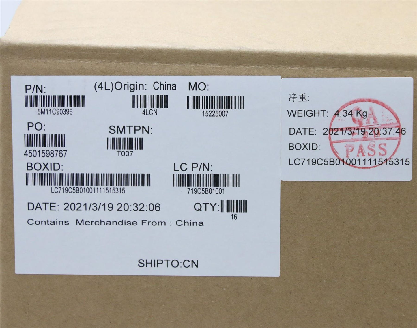 Lenovo MECH_ASM BASE COVER,ASM,WLAN,AL 5M11C90396