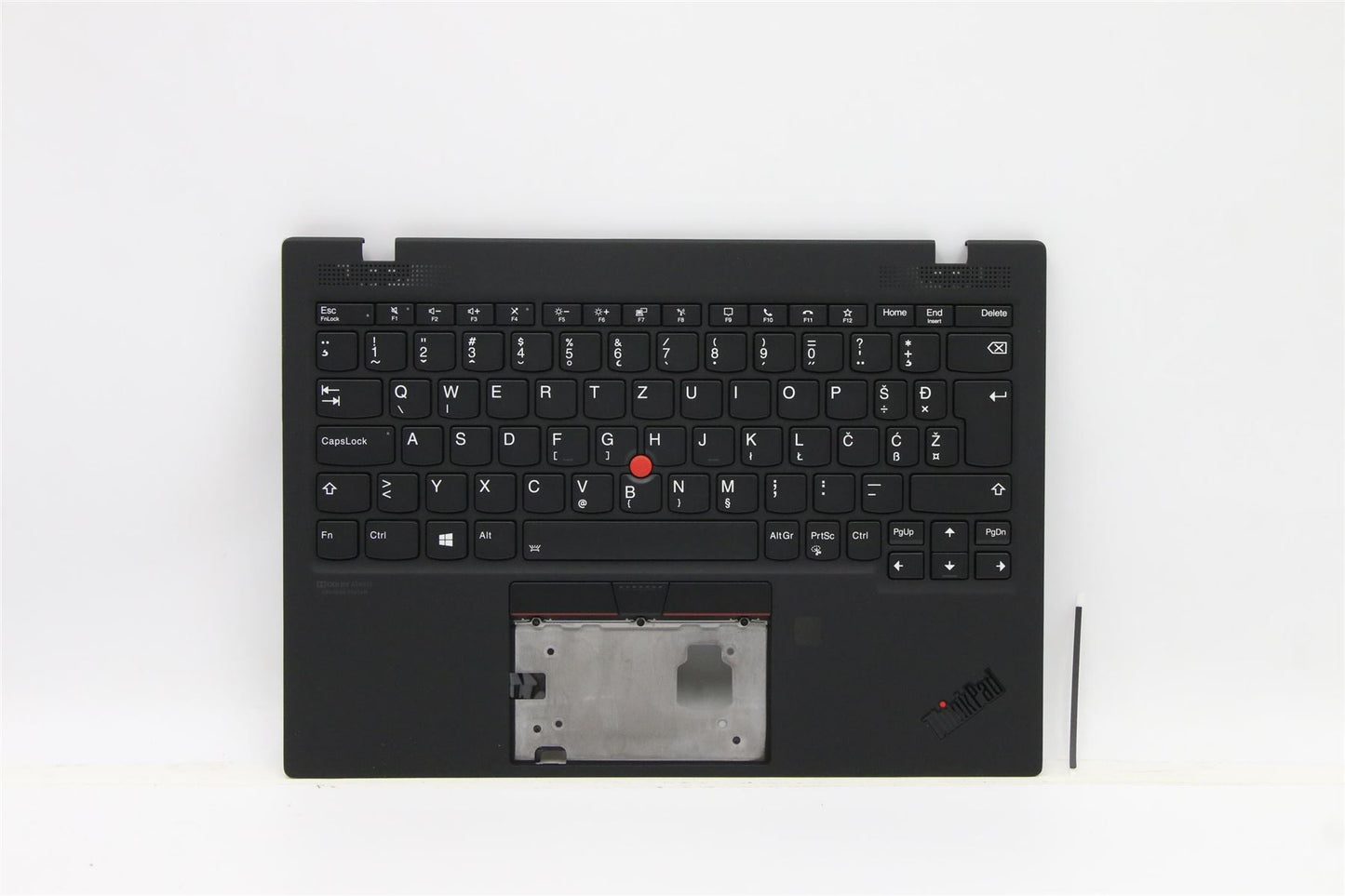 Lenovo ThinkPad X1 Gen 1 Keyboard Palmrest Top Cover Slovenian Black 5M11B38408