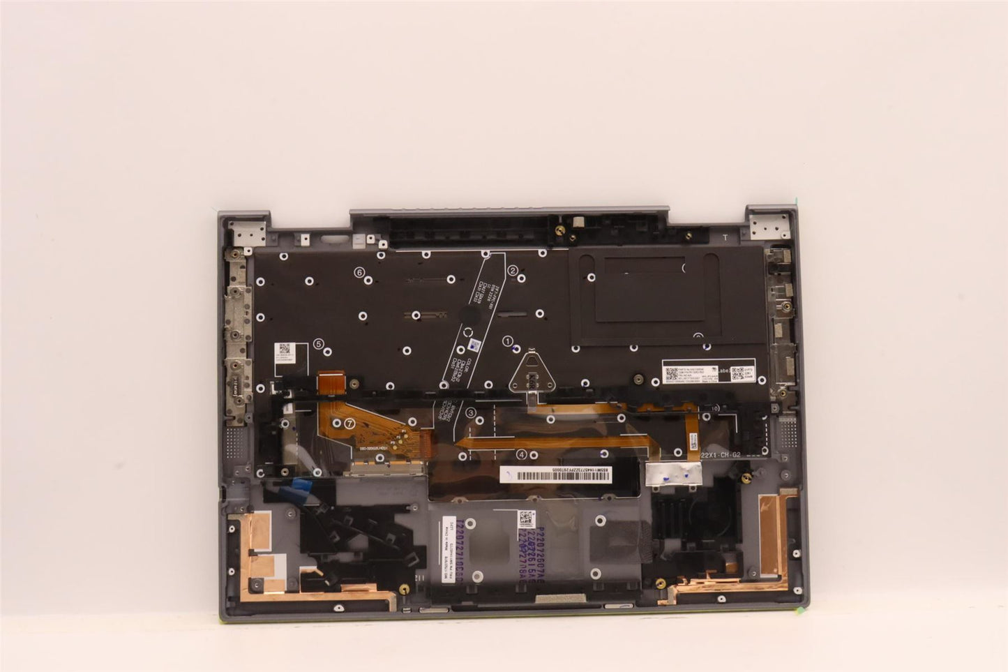 Lenovo ThinkPad X1 7th Gen Keyboard Palmrest Top Cover Greek 5M11H45773