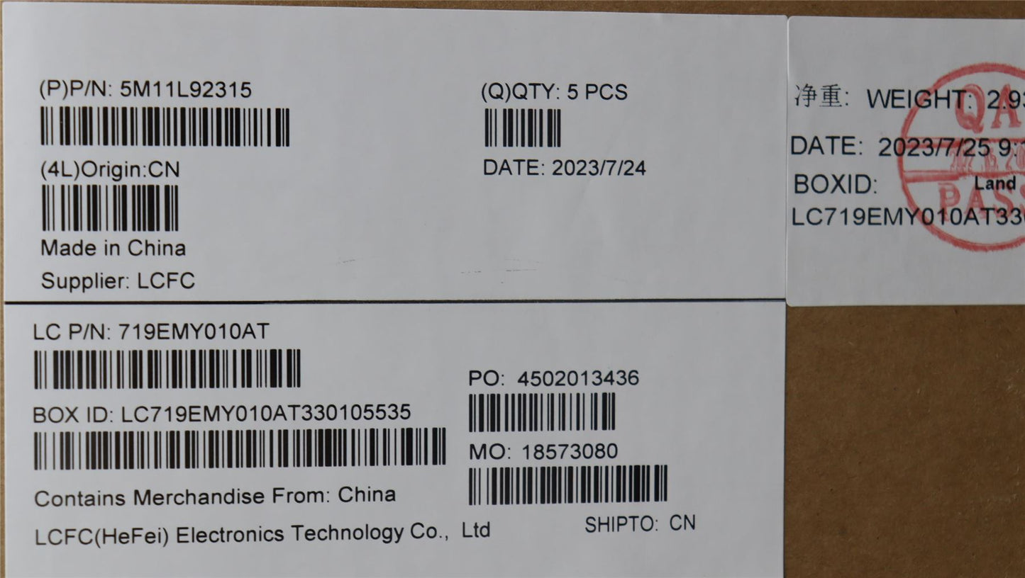 Lenovo ThinkPad E14 Gen 5 Palmrest Cover Keyboard UK Europe Black 5M11L92315