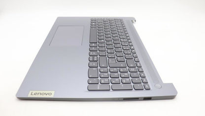 Lenovo IdeaPad 3 16IAH8 Palmrest Cover Keyboard Czech Slovakian Grey 5CB1M45235