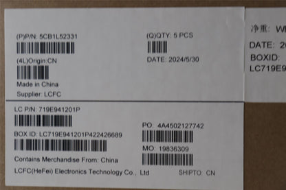Lenovo Upper Case ASM_EUROENGL82X8FPNBLAG 5CB1L52331
