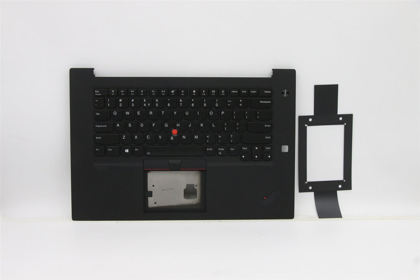 Lenovo Extreme P1 2 X1 2nd Keyboard Palmrest Top Cover Indian Black 5M10W78919