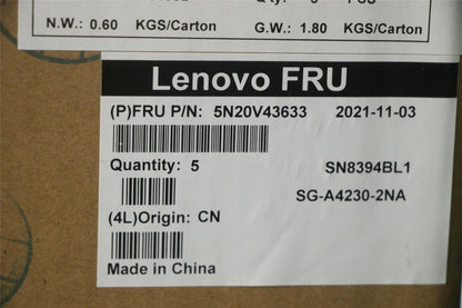 Lenovo ThinkPad L13 Gen 2 s Keyboard Norwegian Silver Backlit 5N20V43489