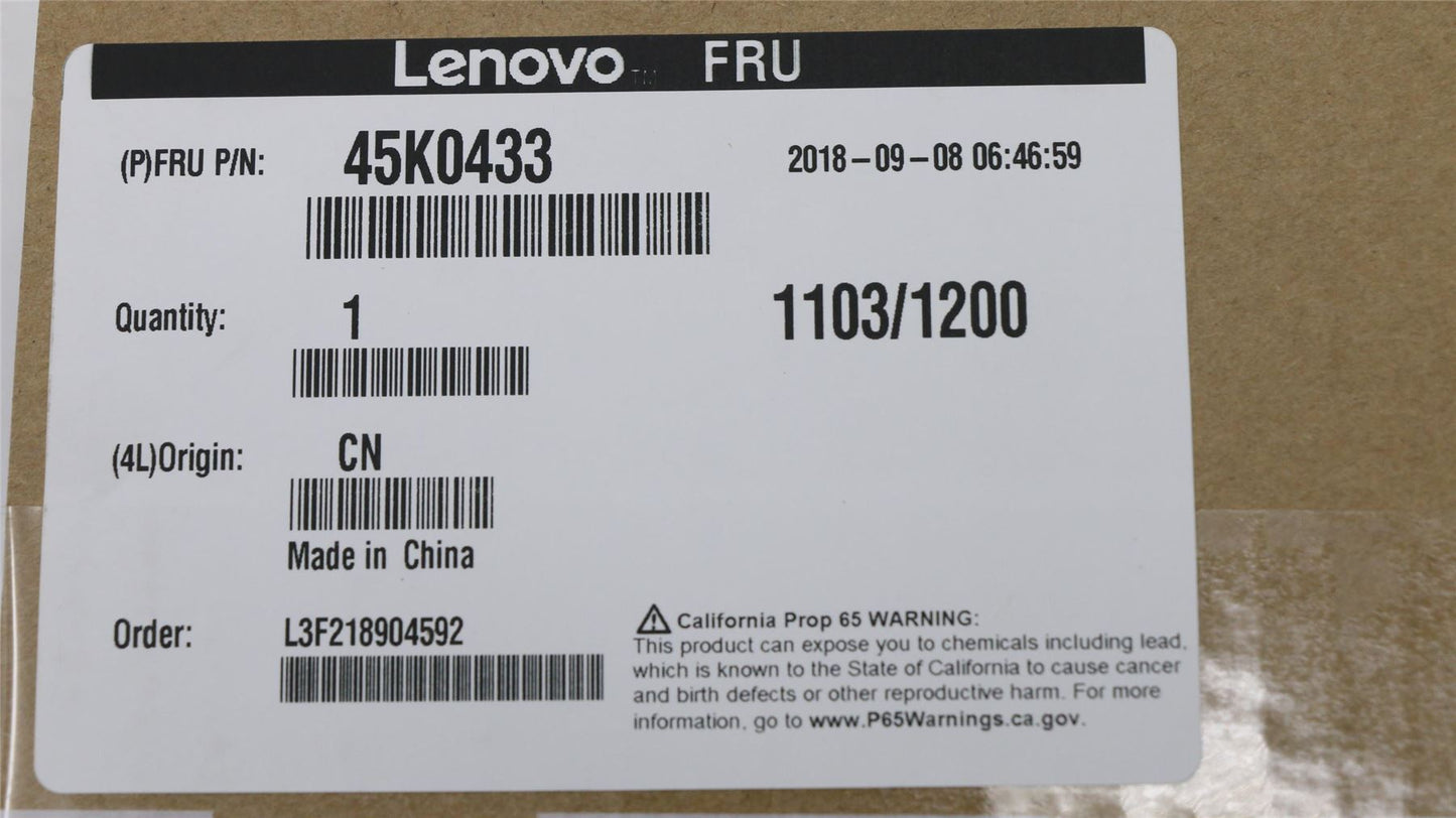 Lenovo 45K0433 SMD, DT, SATA, 12mm, x8, w/ bezel