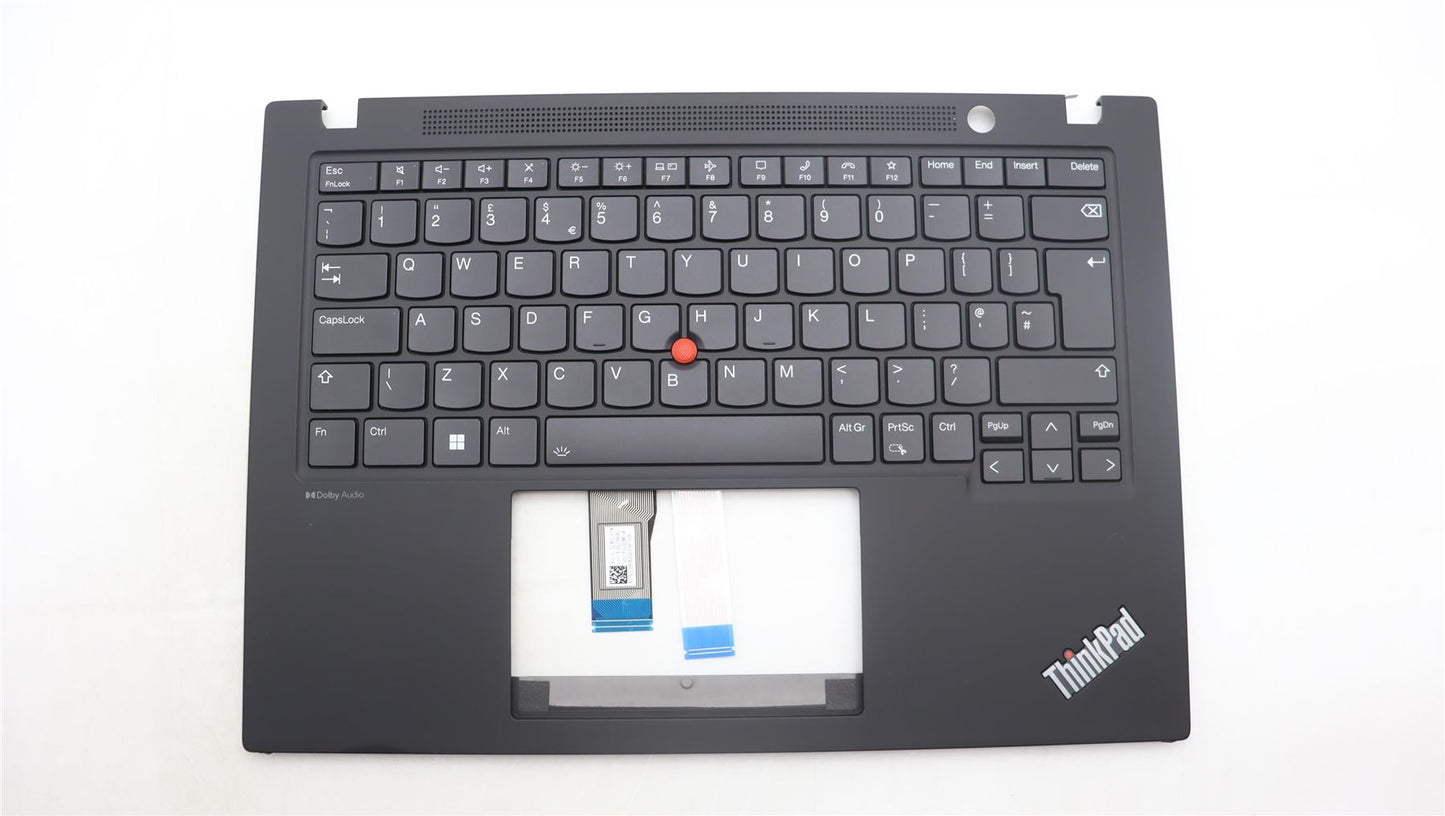 Lenovo ThinkPad T14s Gen 4 Keyboard Palmrest Top Cover UK Black 5M11L92940