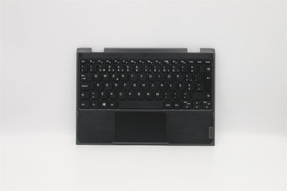 Lenovo 300e 2nd Gen Palmrest Touchpad Cover Keyboard Portuguese Black 5CB0T45110