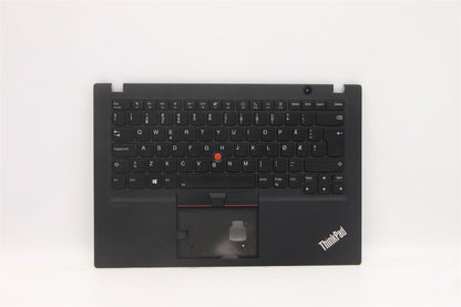 Lenovo ThinkPad T14s Keyboard Palmrest Top Cover Norwegian Black 5M10Z41309