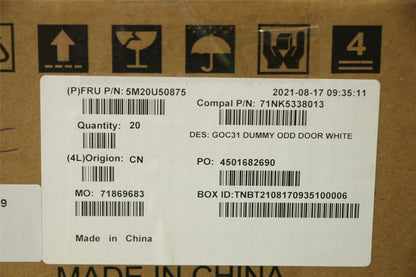 Lenovo MECHANICAL Dummy Bezel ODD,W,AIO 3 22 5M20U50875