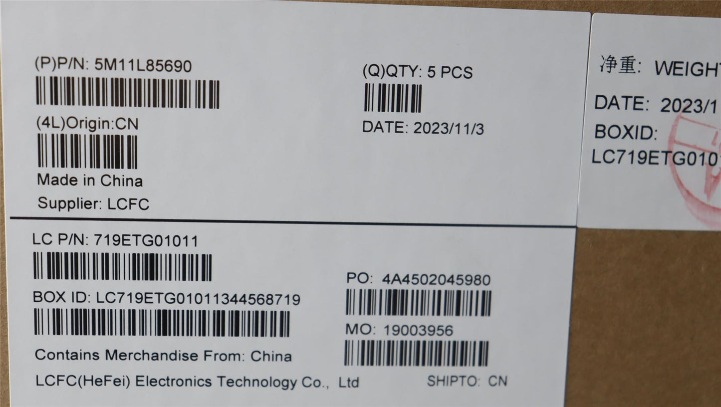Lenovo ThinkPad X13 Gen 4 Keyboard Palmrest Top Cover French Black 5M11L85690