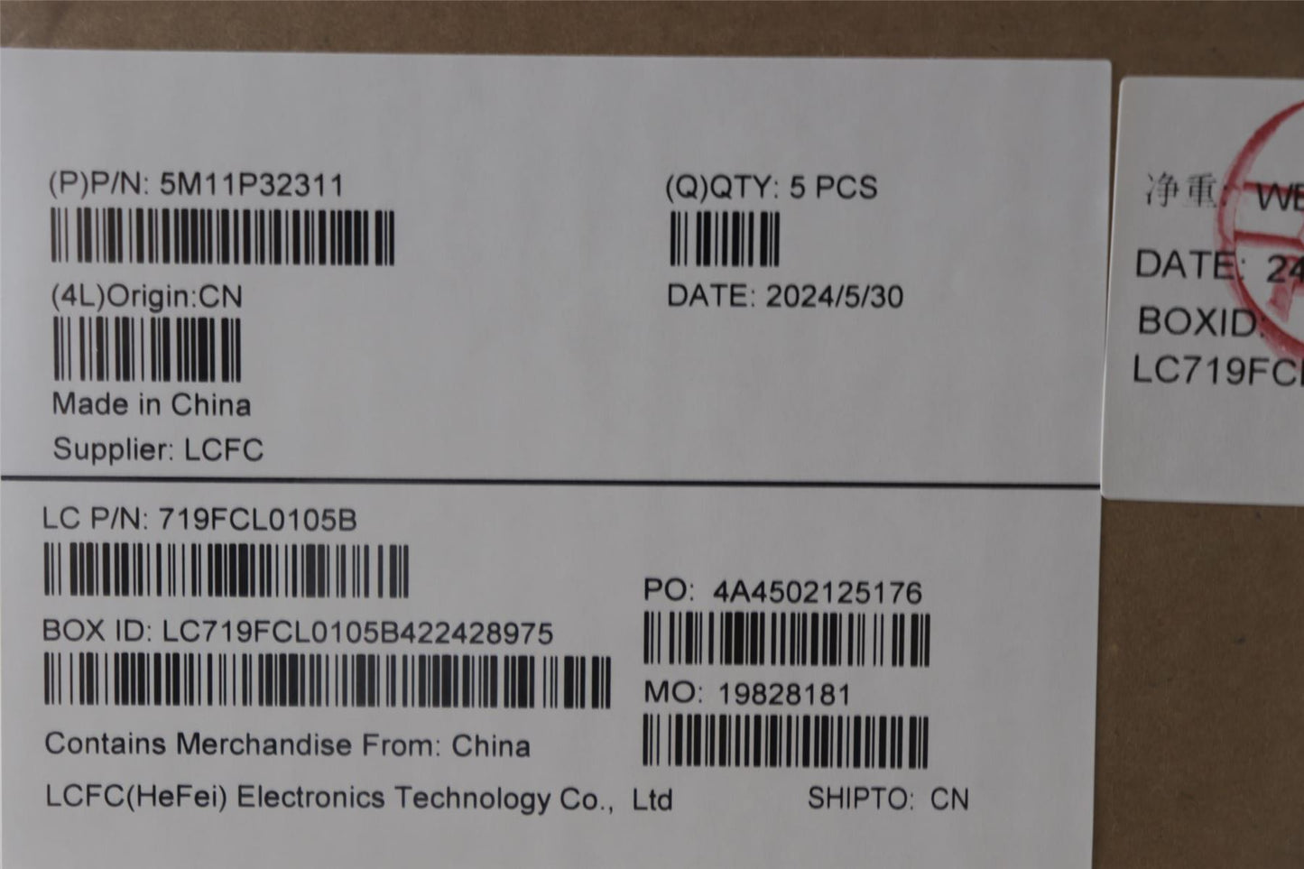 Lenovo MECH_ASM FRU ARA BL (TRI) US BK 5M11P32317