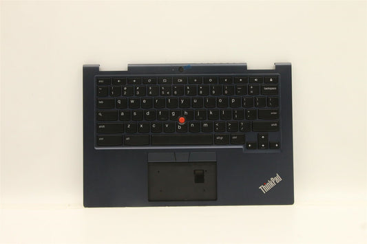 Lenovo ThinkPad C13 Gen 1 Keyboard Palmrest Top Cover US Euro Black 5M11A36949