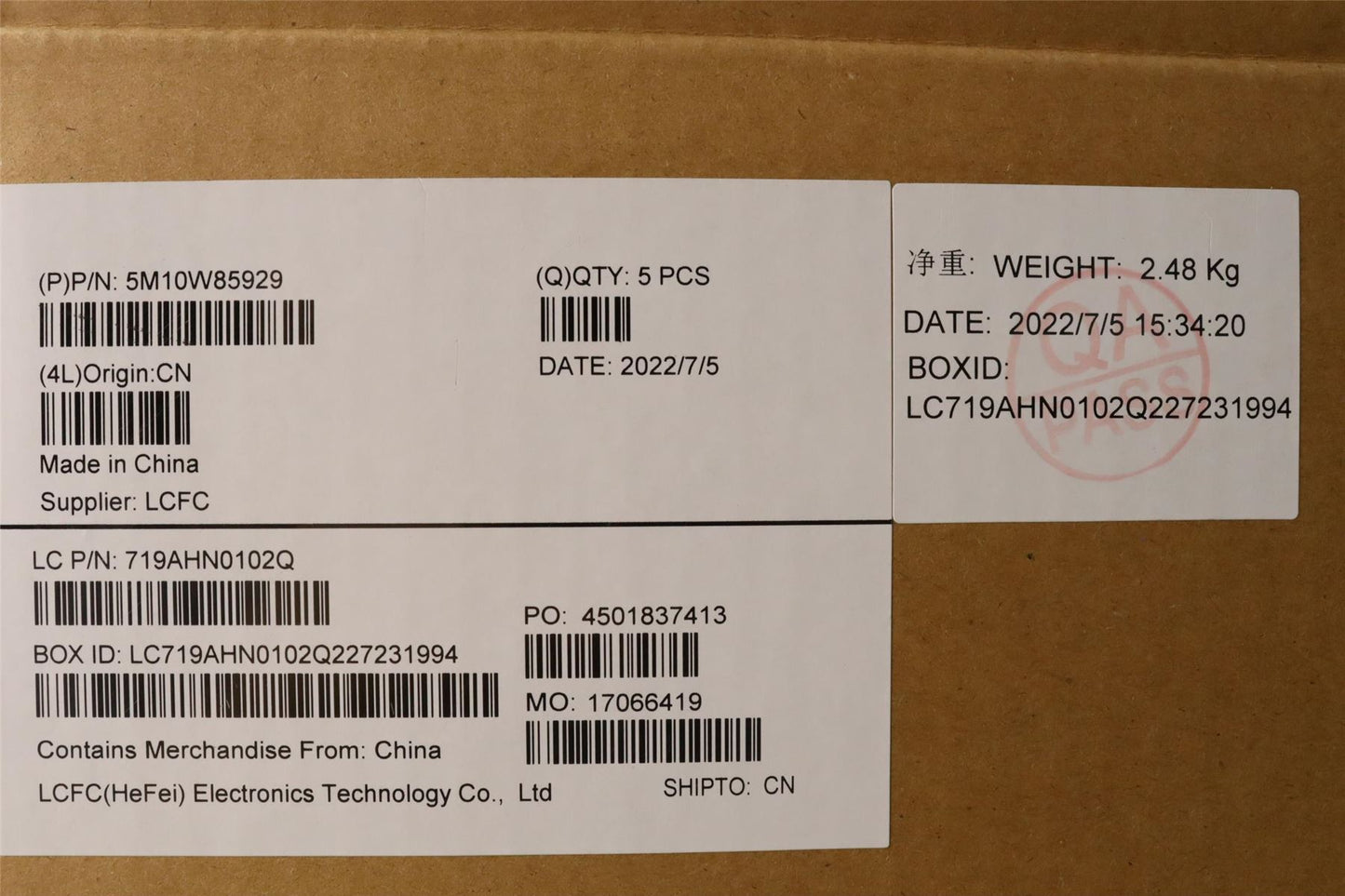 Lenovo ThinkPad X1 7th Gen Keyboard Palmrest Top Cover Italian 5M10W85929
