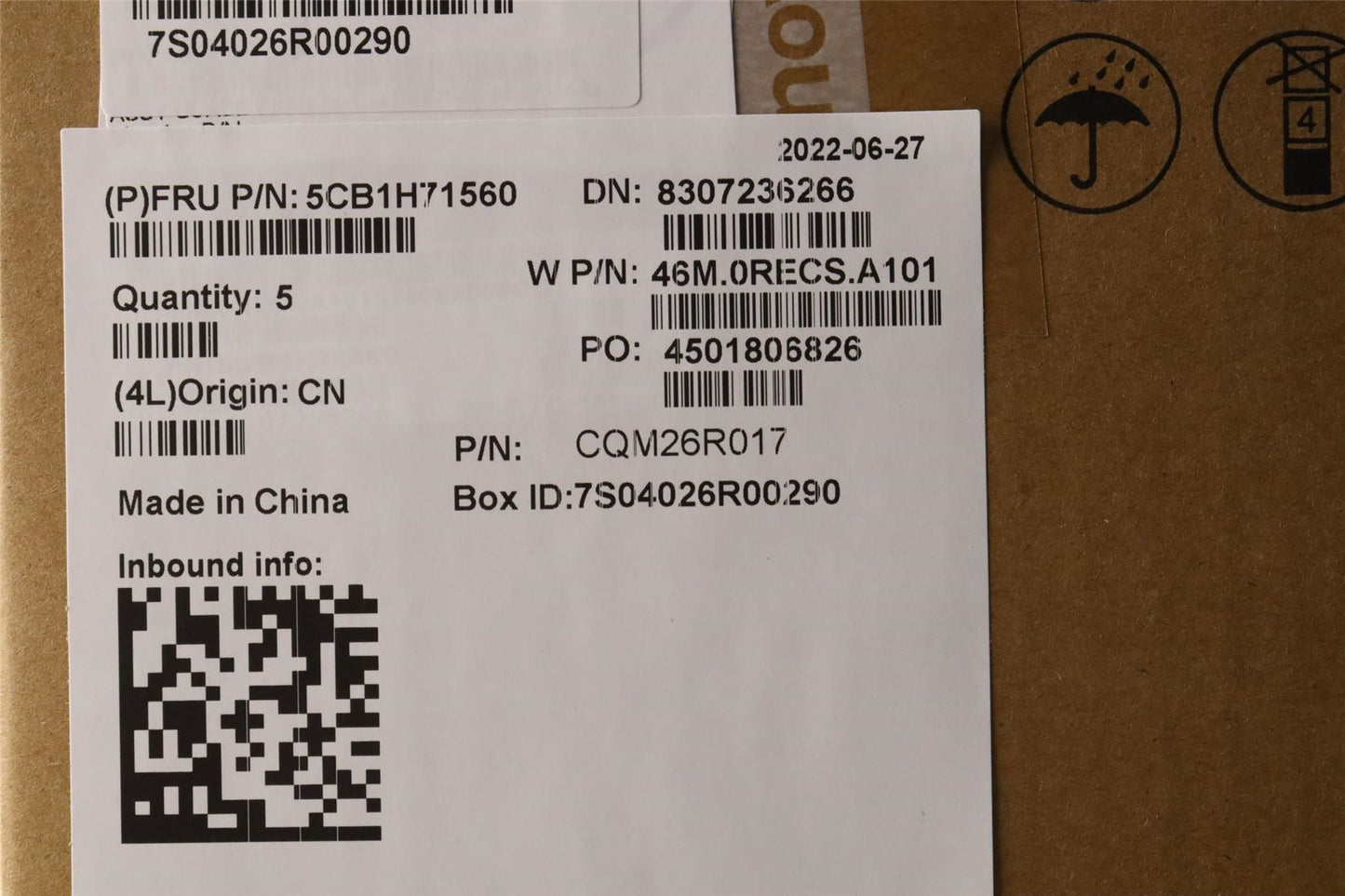 Lenovo IdeaPad 5 14ALC7 Keyboard Palmrest Top Cover Czech slovakian 5CB1H71560
