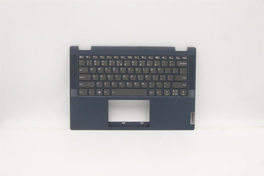 Lenovo IdeaPad 5-14ALC05 Palmrest Cover Keyboard US Europe Blue 5CB1C66555