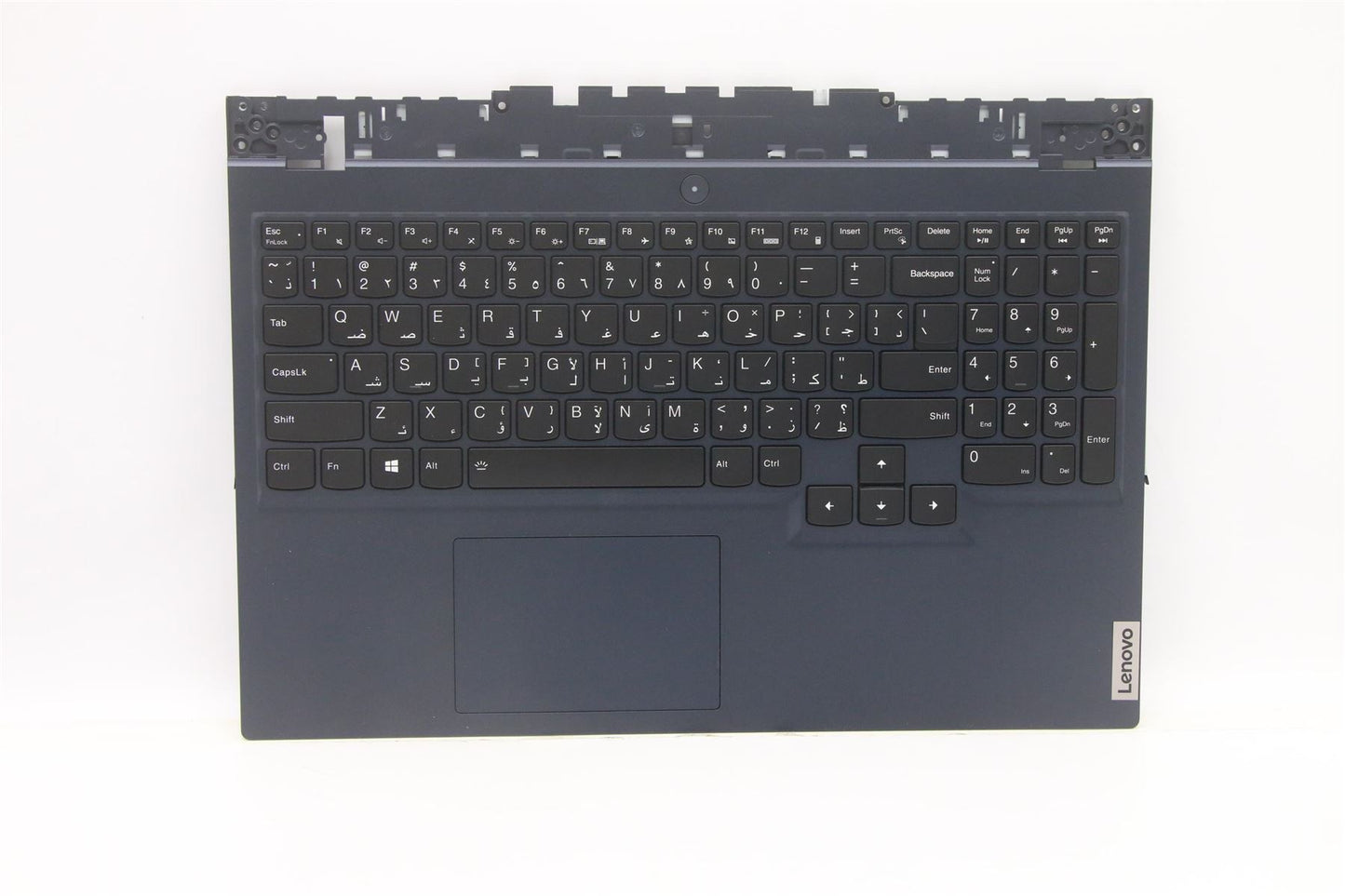 Lenovo 5 15ACH6 Palmrest Cover Touchpad Keyboard Arabic Blue Backlit 5CB1C93059