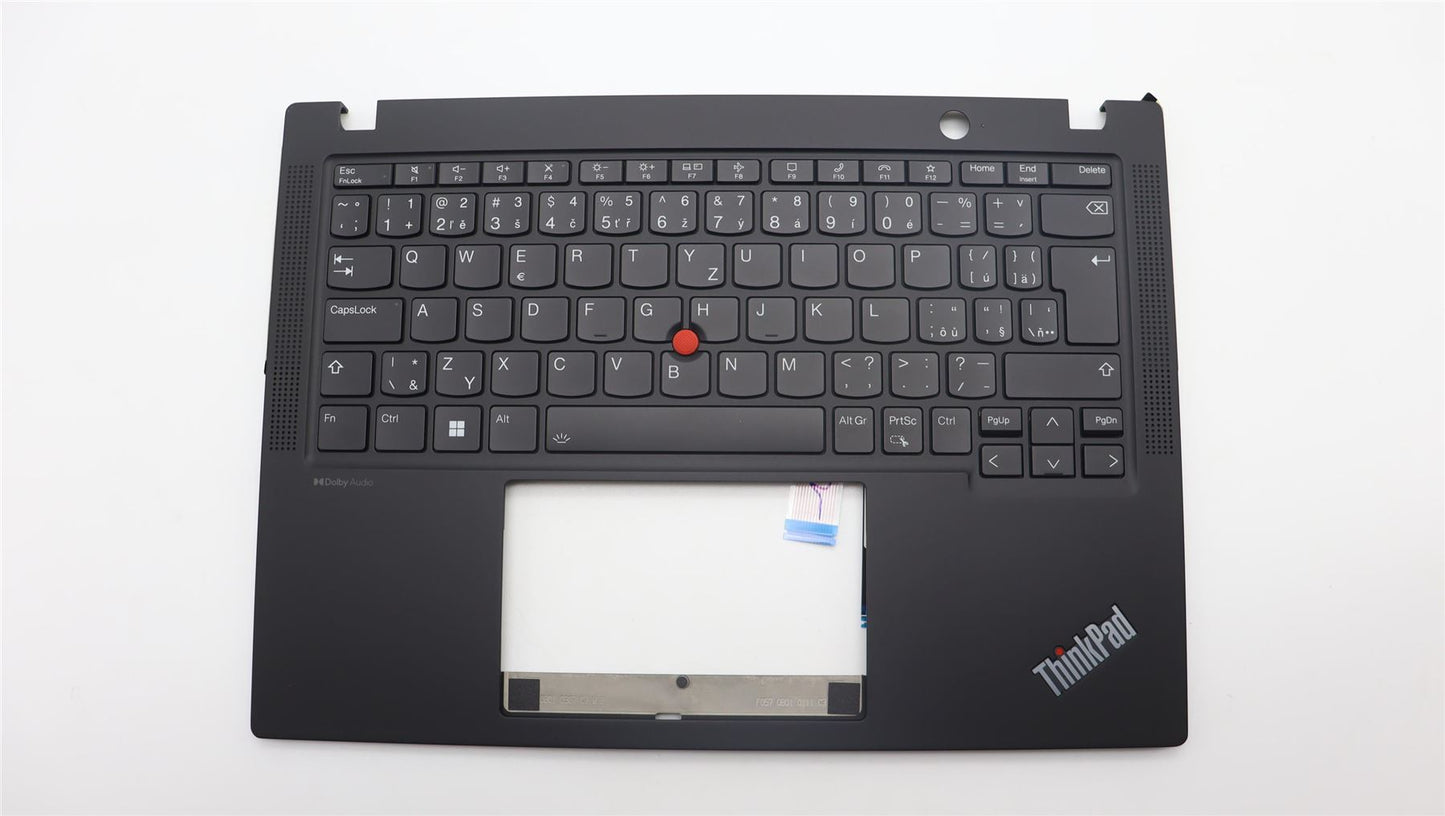 Lenovo ThinkPad X13 Gen 4 Keyboard Palmrest Top Cover Black Backlit 5M11L85893
