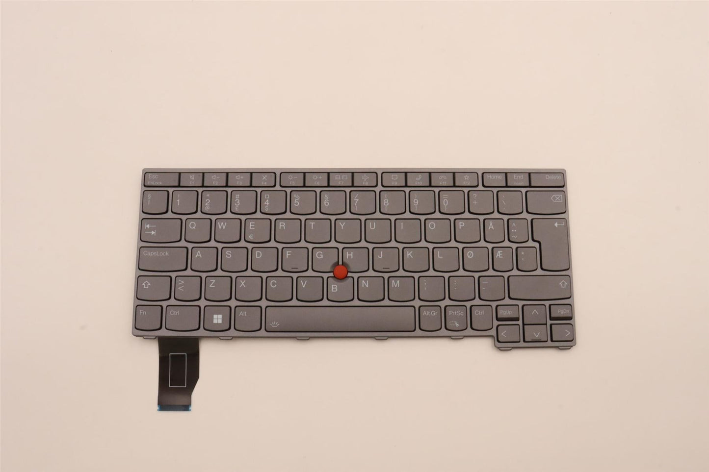 Lenovo ThinkPad L13 4 Keyboard Nordic Grey Backlit 5N21H76902