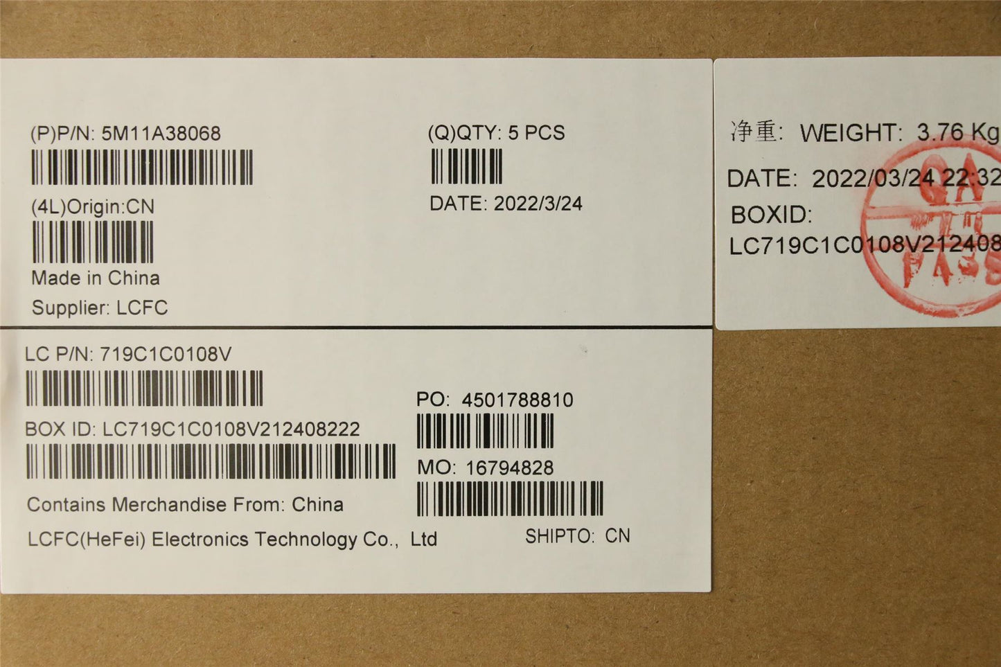 Lenovo MECH_ASM KB C CZE/SLK(PMX)PT UK BK 5M11A38068
