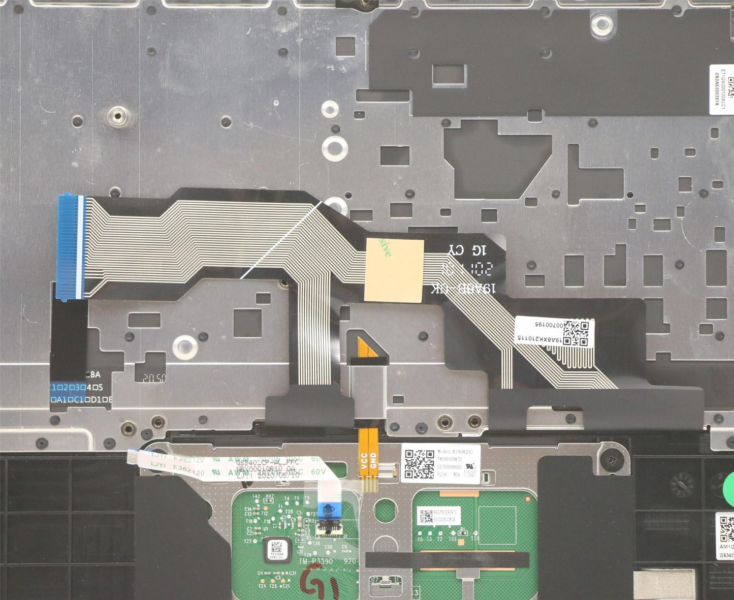 Lenovo IdeaPad S540 13IML Palmrest Cover Touchpad Keyboard German 5CB0Z27867