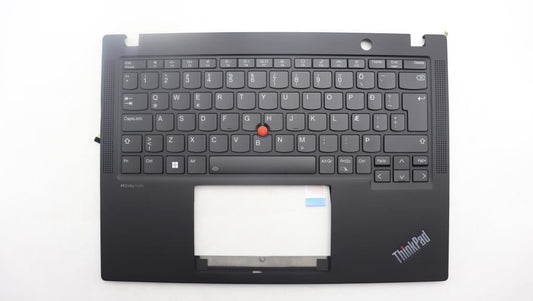 Lenovo ThinkPad X13 Gen 4 Keyboard Palmrest Top Cover Icelandic Black 5M11H94520