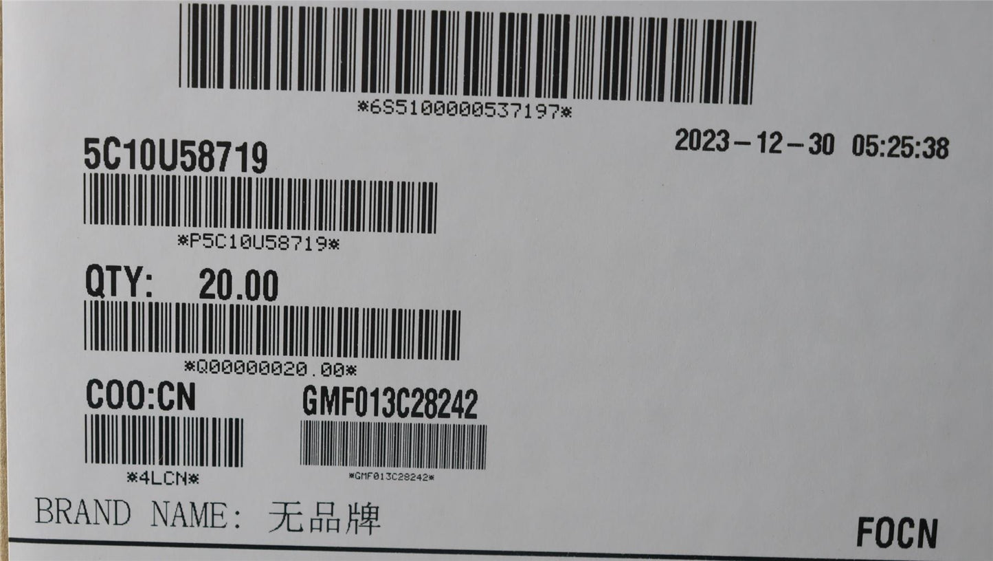Lenovo Fru 240mm supercap cable 5C10U58719
