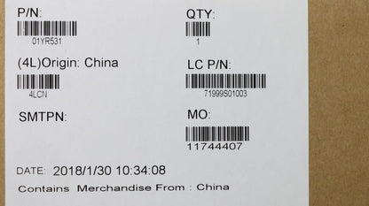 Lenovo Carbon X1 6th Keyboard Palmrest Top Cover Belgian Black 01YR531