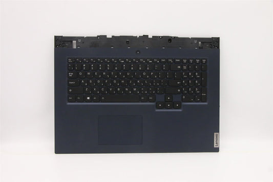 Lenovo 5 17ACH6H Palmrest Cover Touchpad Keyboard Hebrew Phantom Blue 5CB1C19234