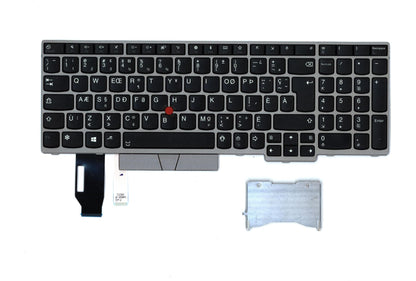 Genuine Lenovo 01YN701 FRU CM Keyboard  ASM w/Num Silver (Lite on) Canadi