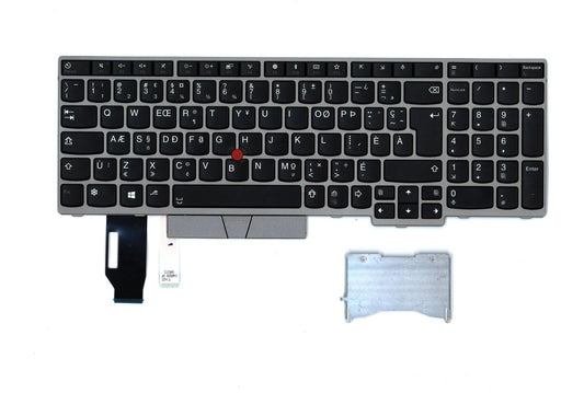 Genuine Lenovo 01YN701 FRU CM Keyboard  ASM w/Num Silver (Lite on) Canadi