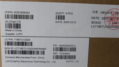 Lenovo IdeaPad 3 15IAH8 Palmrest Cover Touchpad Keyboard US Europe 5CB1M36343