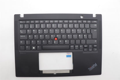 Lenovo ThinkPad X13 Gen 4 Keyboard Palmrest Top Cover Danish Black 5M11L85665