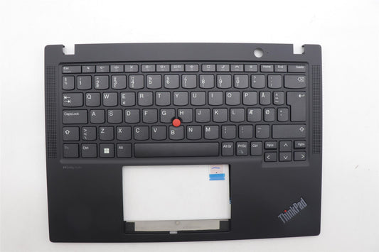 Lenovo ThinkPad X13 Gen 4 Keyboard Palmrest Top Cover Danish Black 5M11L85665