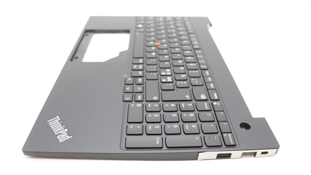 Lenovo ThinkPad E16 Gen 1 Keyboard Palmrest Top Cover Nordic Black 5M11L65299