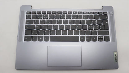 Lenovo IdeaPad 3 14AMN8 Palmrest Cover Touchpad Keyboard Swiss 5CB1L30233