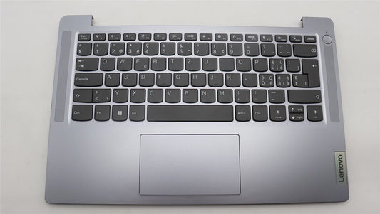 Lenovo IdeaPad 3 14AMN8 Palmrest Cover Touchpad Keyboard Swiss 5CB1L30233
