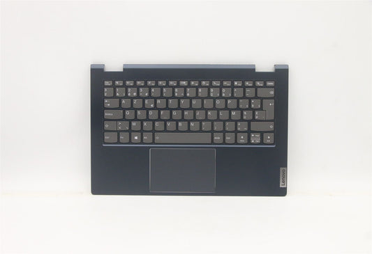 Lenovo Yoga 14s ITL Keyboard Palmrest Top Cover Belgian Black Backlit 5CB1C92805