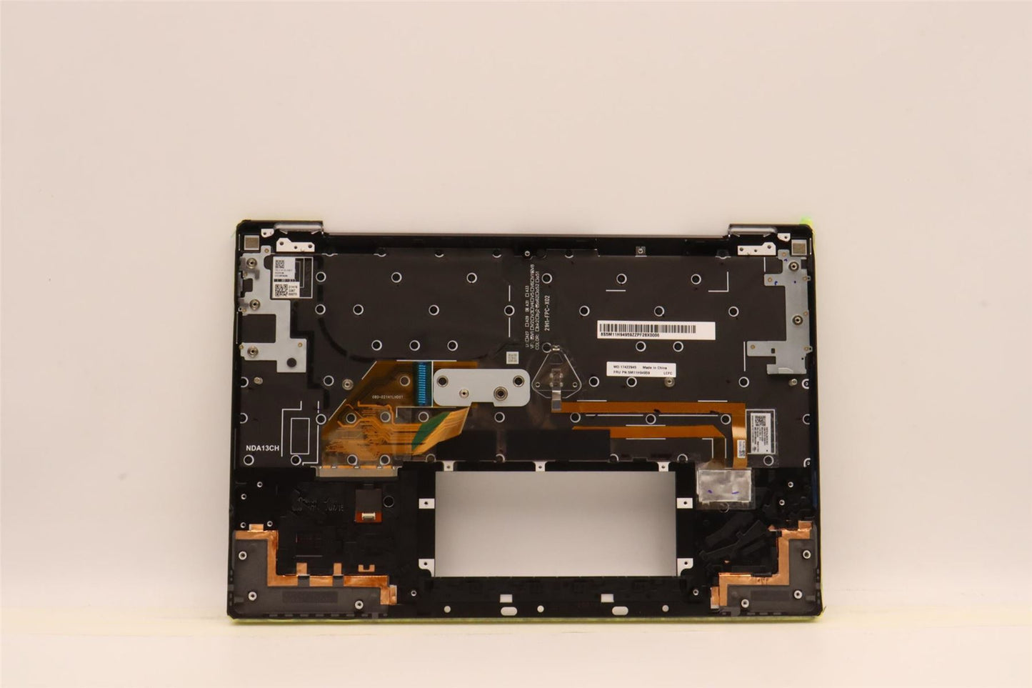 Lenovo ThinkPad Z13 Gen 1 Keyboard Palmrest Top Cover Belgian Black 5M11H94959