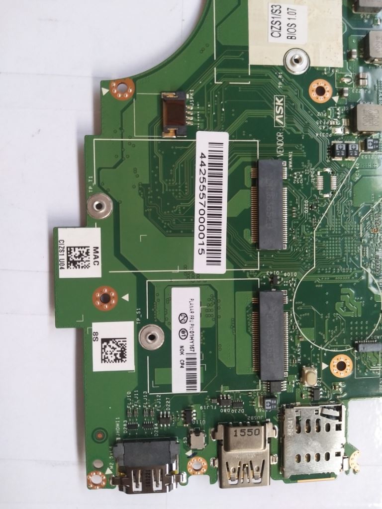 Lenovo Yoga 370 Motherboard Mainboard UMA intelI77500U 02DL560