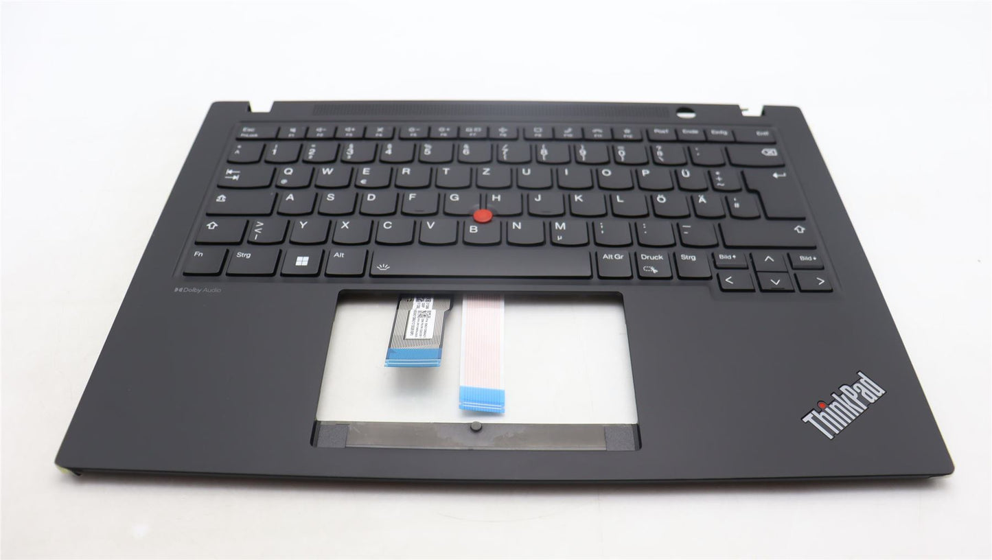 Lenovo ThinkPad T14s Gen 4 Palmrest Cover Keyboard German Black 5M11L59481