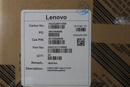 Lenovo EDP cable H 21CX 40pinRGBlong60HZ 5C10S30439