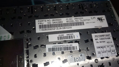 Lenovo Tanner-KBD THA Thai Keyboard 04W2960
