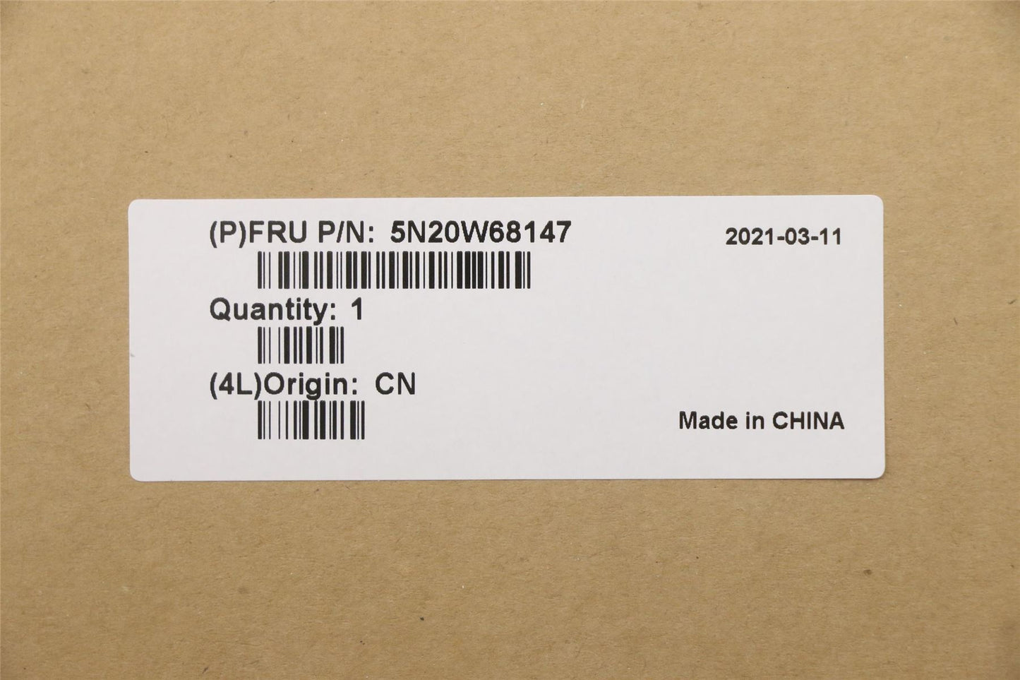 Lenovo ThinkPad L15 2 Keyboard Canadian French Black 5N20W68147