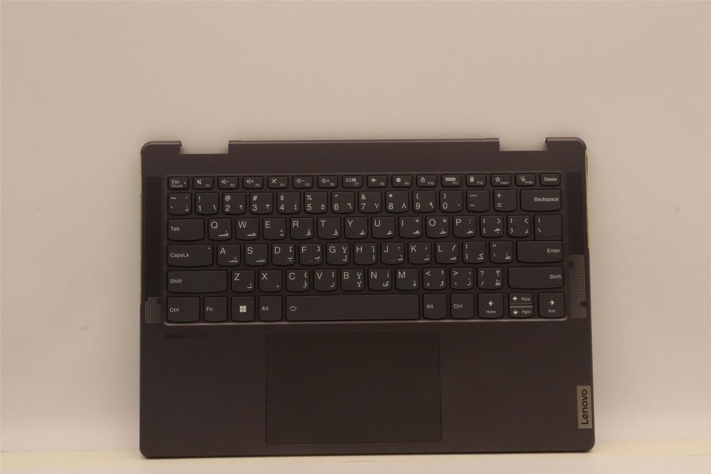 Lenovo Yoga 7 14IAL7 Palmrest Cover Touchpad Keyboard Arabic 5CB1J02487