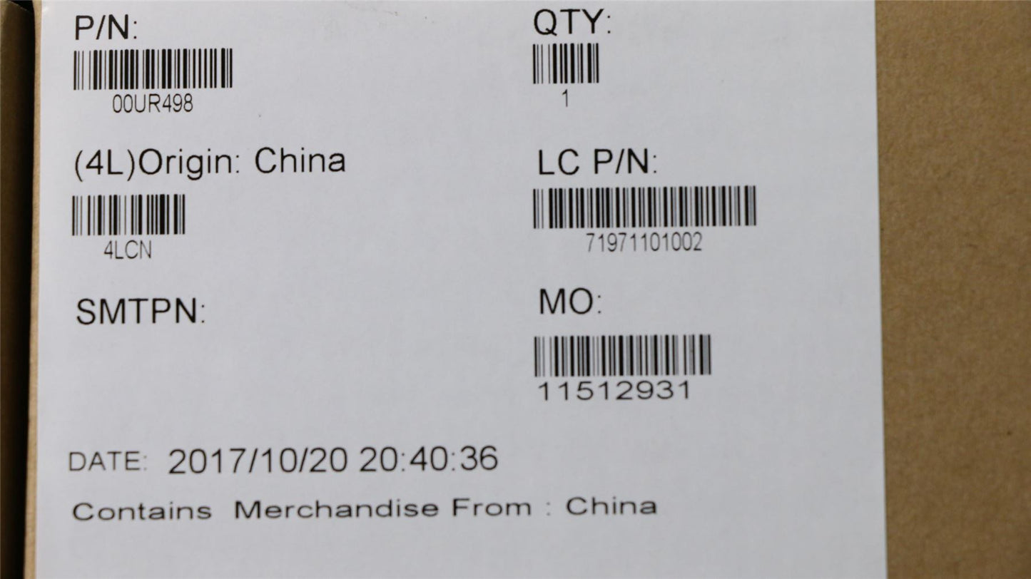 Lenovo 00UR498 MECHANICAL Base,System Misc,Black