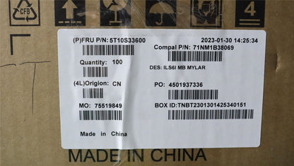 Lenovo TAPE MB Mylar C 82XF 5T10S33600