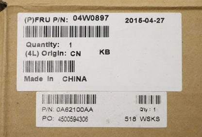 Genuine Lenovo Edge E520 E525 Keyboard Croatian Black 04W0861 04W0897